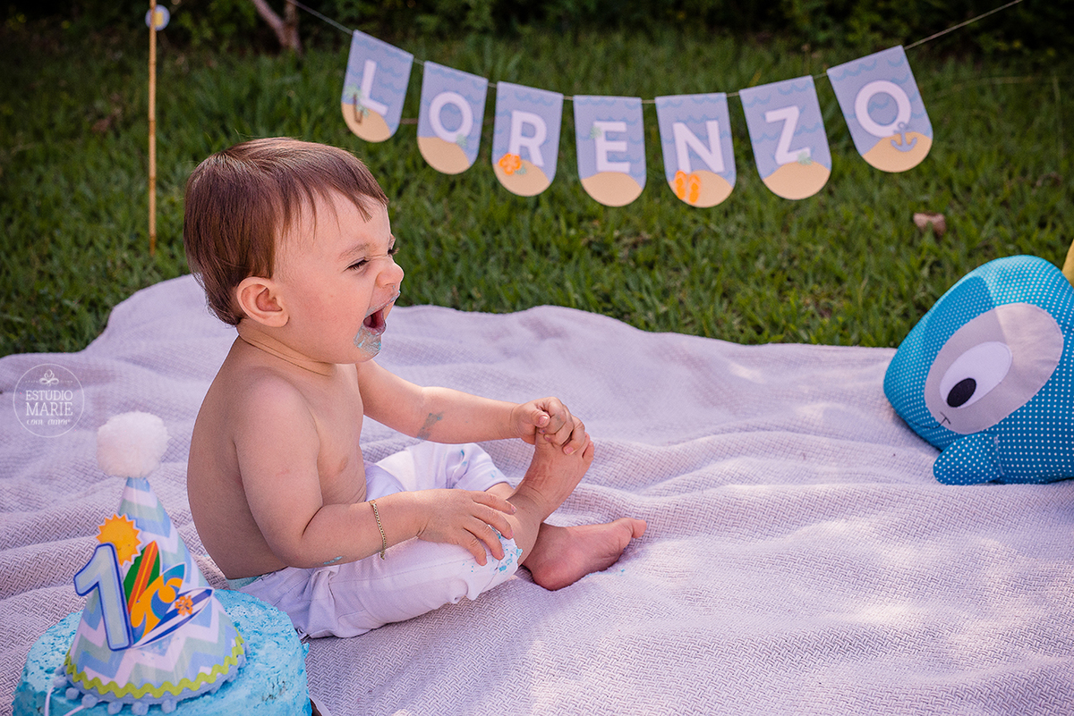 ensaio infantil fotografia externa smash the cake ensaio de familia