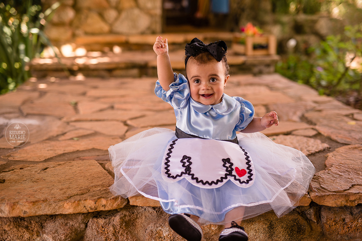 ensaio externo um ano e smash the cake alice