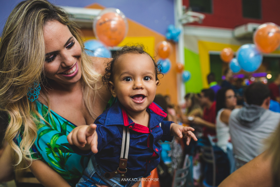 Festa de 1 ano do Bento, com o tema Aviador, fotografada por Ana Kacurin, no Rio de Janeiro