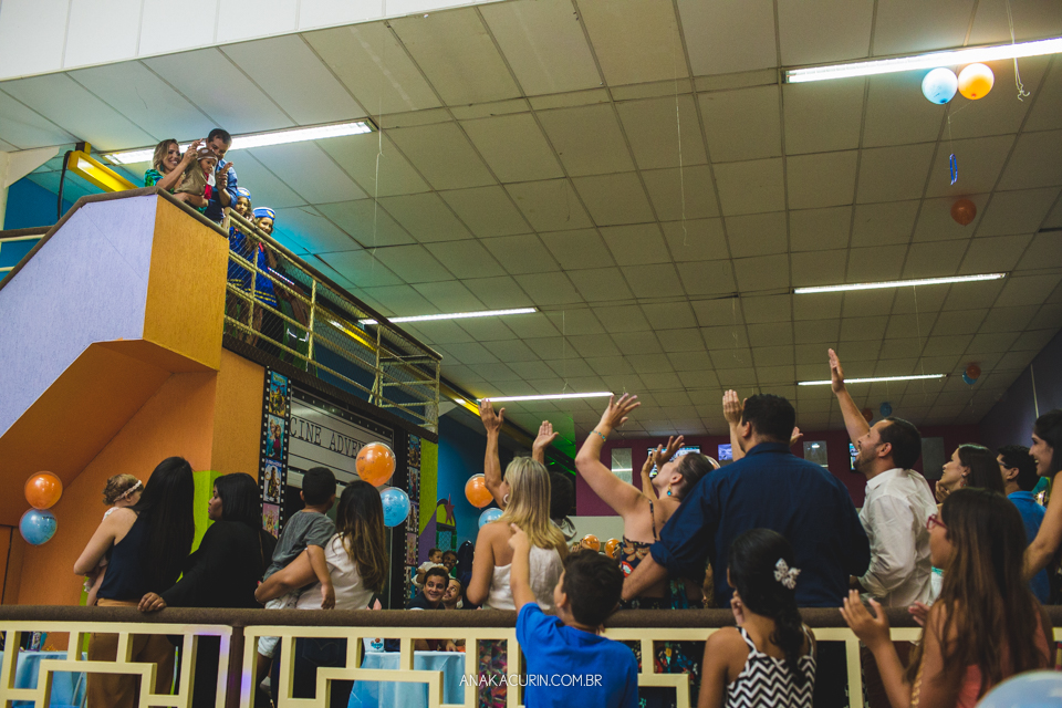 Festa de 1 ano do Bento, com o tema Aviador, fotografada por Ana Kacurin, no Rio de Janeiro