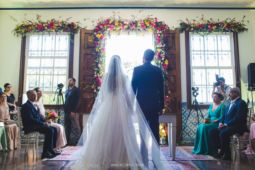 Cerimônia de casamento adventista de Larissa e Daniel no Solar Real em Santa Teresa
