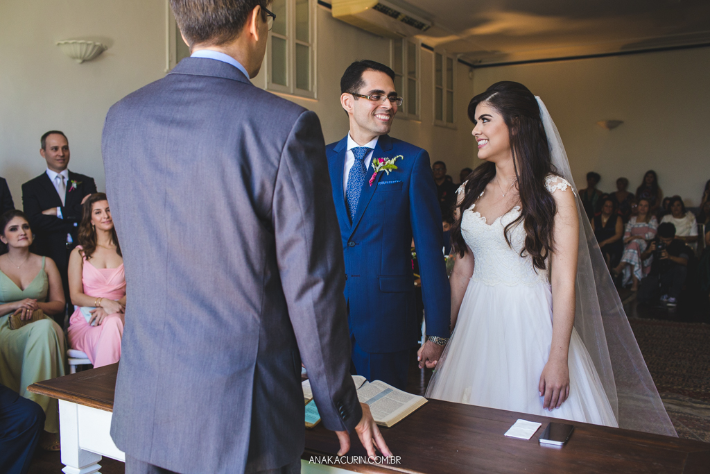 Cerimônia de casamento adventista de Larissa e Daniel no Solar Real em Santa Teresa