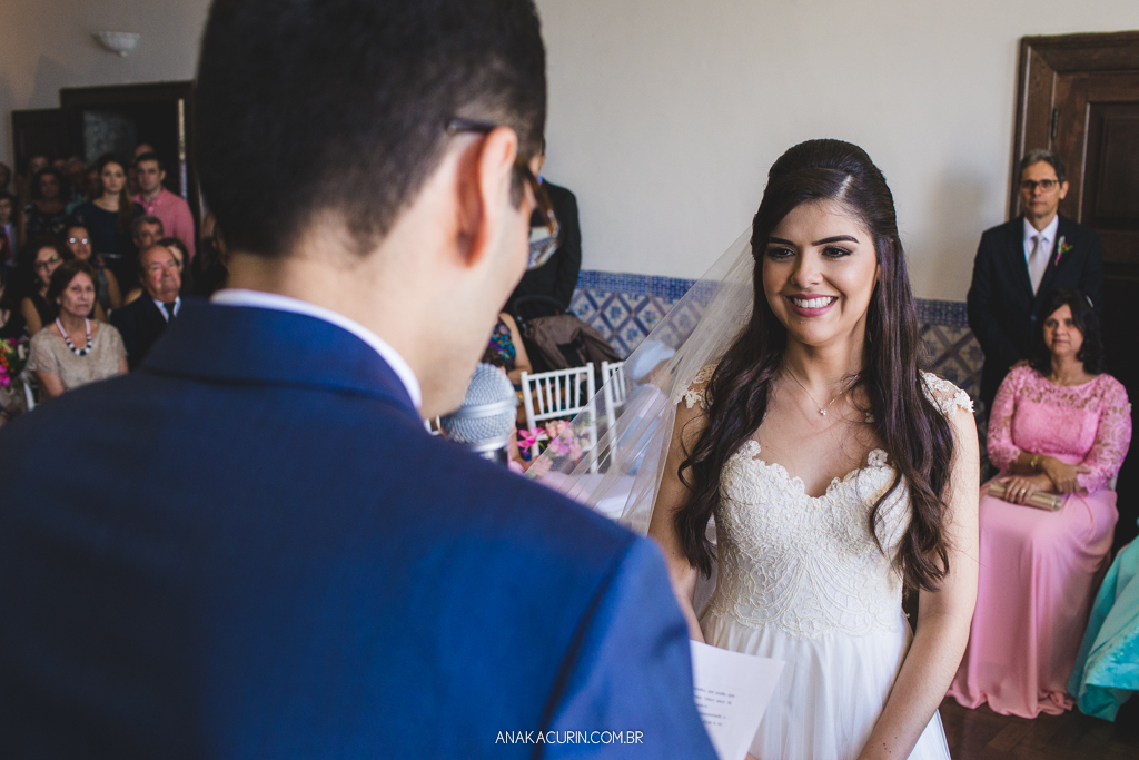 Cerimônia de casamento adventista de Larissa e Daniel no Solar Real em Santa Teresa