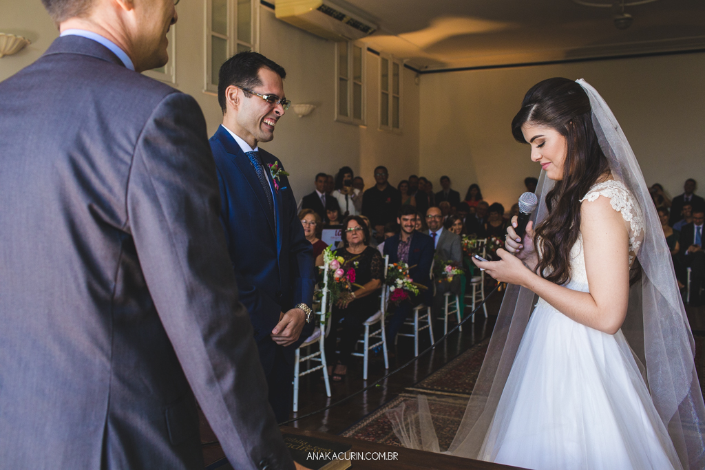 Cerimônia de casamento adventista de Larissa e Daniel no Solar Real em Santa Teresa