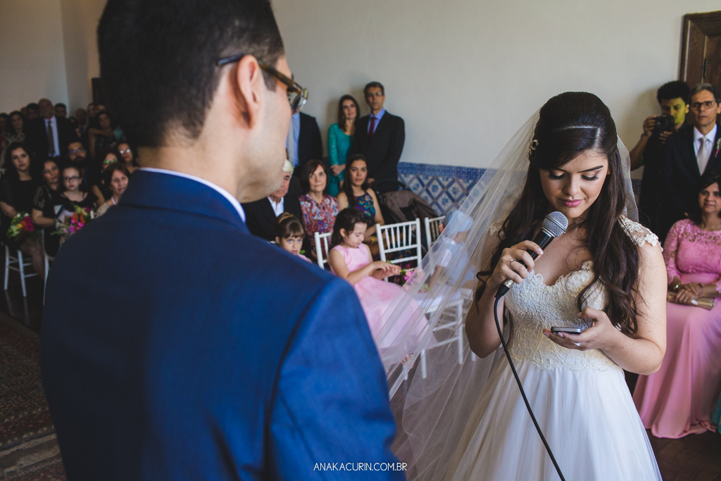 Cerimônia de casamento adventista de Larissa e Daniel no Solar Real em Santa Teresa