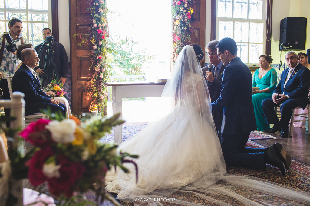 Cerimônia de casamento adventista de Larissa e Daniel no Solar Real em Santa Teresa