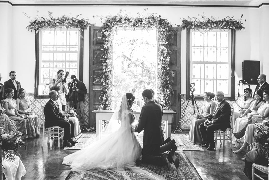 Cerimônia de casamento adventista de Larissa e Daniel no Solar Real em Santa Teresa