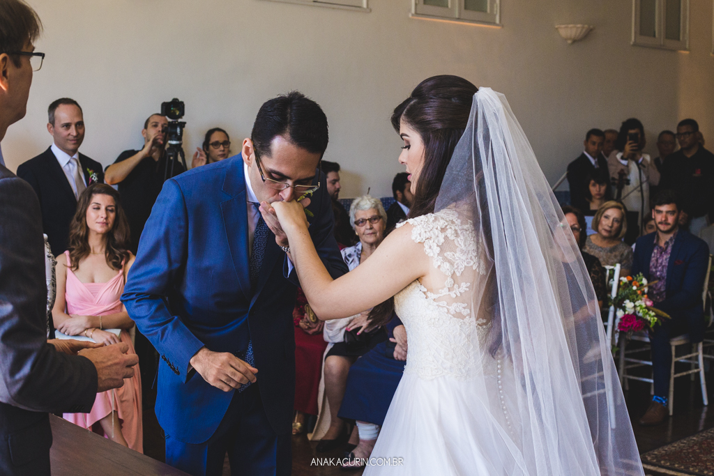 Cerimônia de casamento adventista de Larissa e Daniel no Solar Real em Santa Teresa