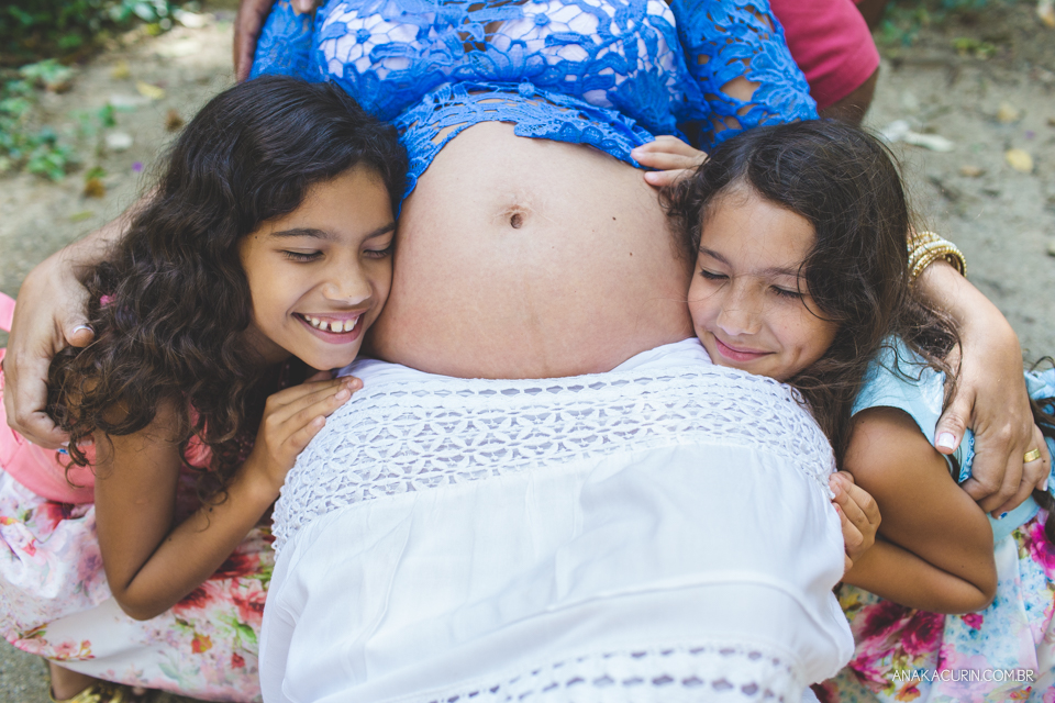 Ensaio de gestante fotografado no Rio de Janeiro