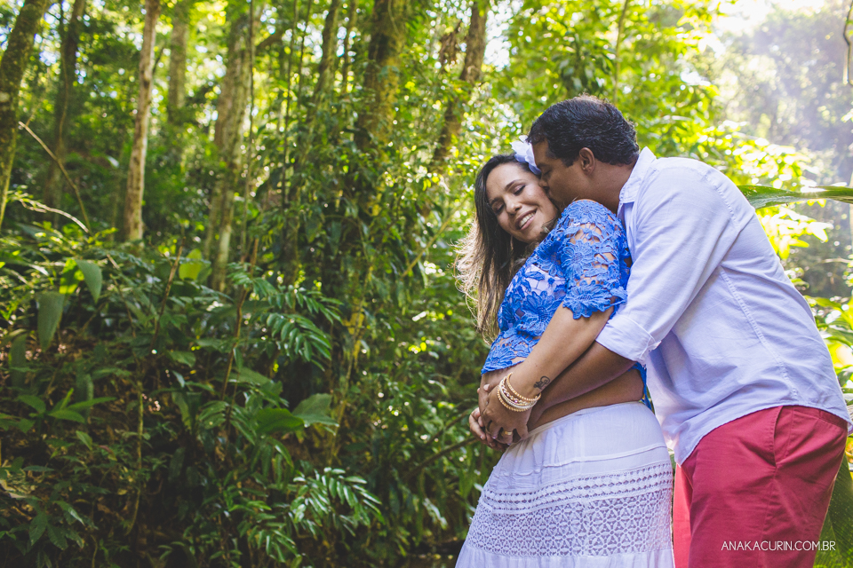 Ensaio de gestante fotografado no Rio de Janeiro