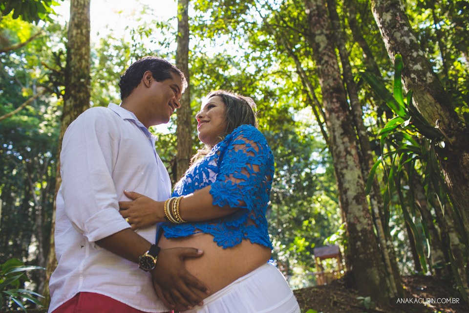 Ensaio de gestante fotografado no Rio de Janeiro
