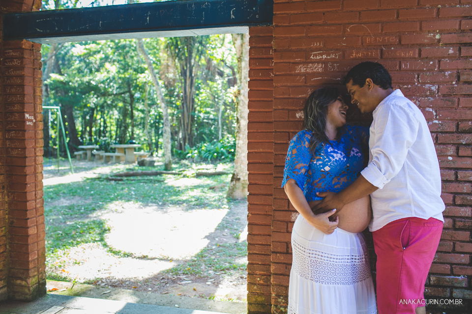 Ensaio de gestante fotografado no Rio de Janeiro