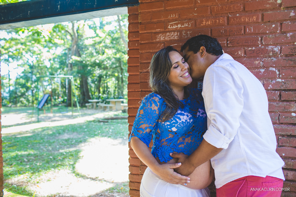Ensaio de gestante fotografado no Rio de Janeiro