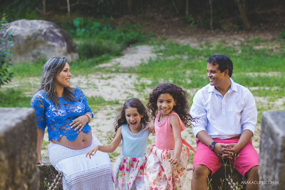 Ensaio de gestante fotografado no Rio de Janeiro