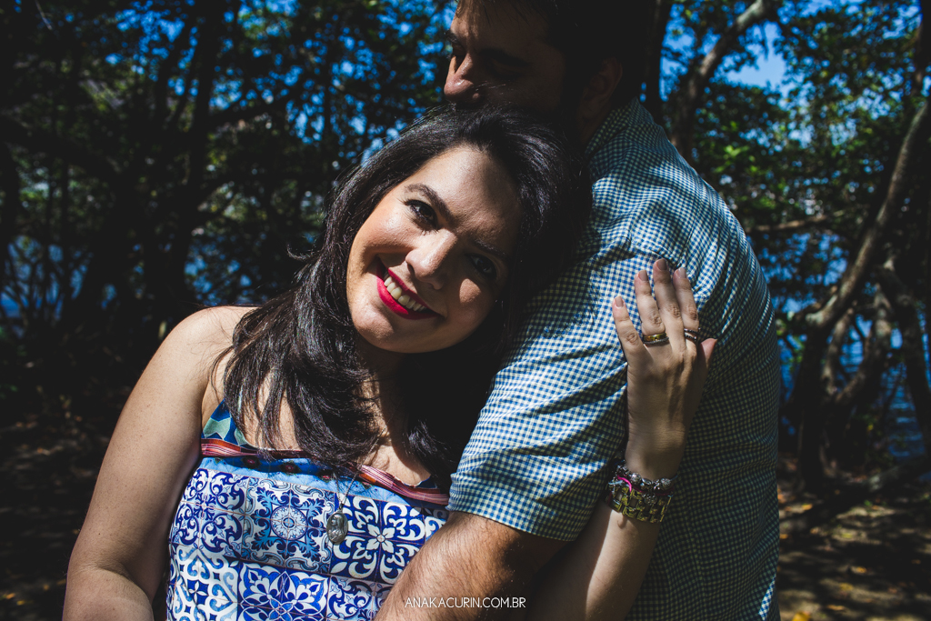 Ensaio gestante Flávia e Fábio na Lagoa Rodrigo de Freitas com Simba cachorro