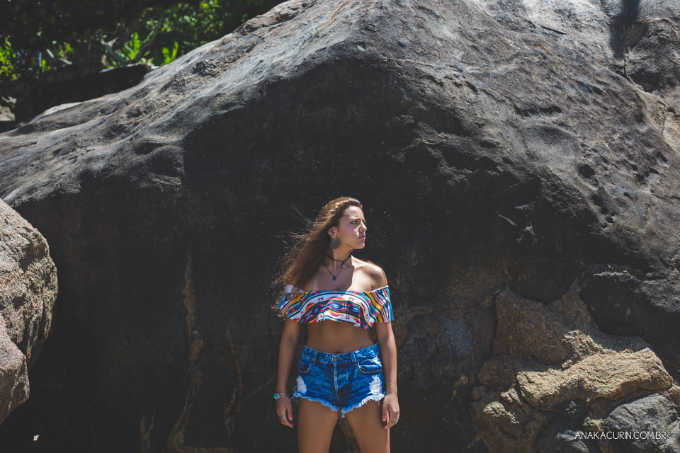 Ensaio fotográfico no estilo lifestyle de Giulia, uma menina de 15 anos, no Rio de Janeiro