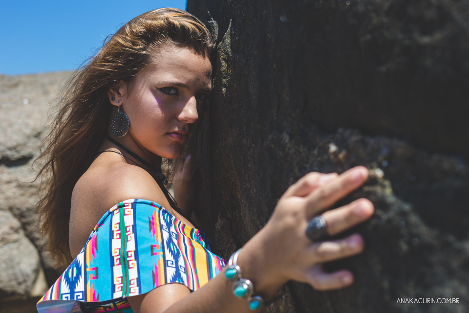 Ensaio fotográfico no estilo lifestyle de Giulia, uma menina de 15 anos, no Rio de Janeiro