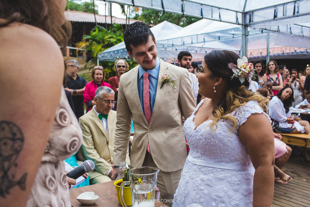 Emociante troca de votos no casamento da blogueira Mariana Rodrigues e Diego Neves