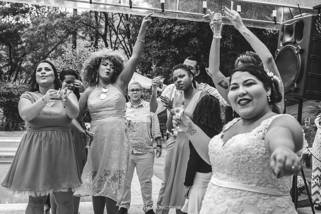 Festa  bombante do casamento da blogueira Mariana Rodrigues do blog sobre gordofobia Aquela Mari e Diego Neves