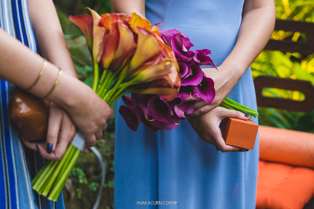 Casamento diurno Judaico homoafetivo de Bia e Léa no Horto, Rio de Janeiro, RJ.