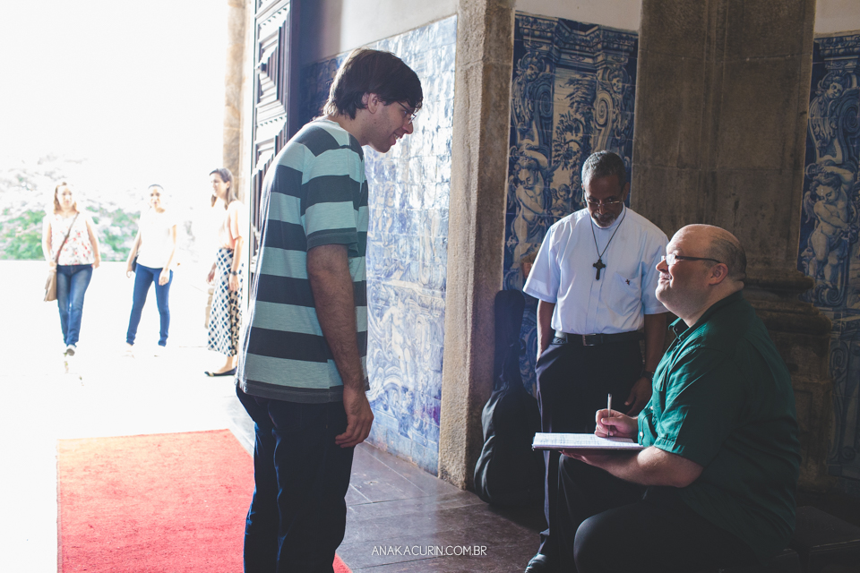 Batizado da Gabi, que aconteceu na igraja Nossa Senhora do Outeiro da Glória, no Rio de Janeiro.