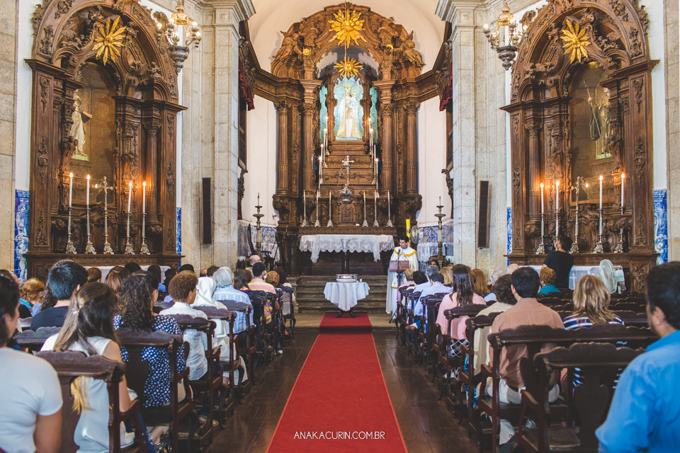 Batizado da Gabi, que aconteceu na igraja Nossa Senhora do Outeiro da Glória, no Rio de Janeiro.
