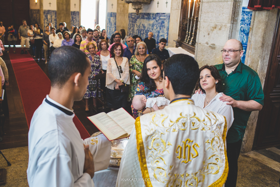 Batizado da Gabi, que aconteceu na igraja Nossa Senhora do Outeiro da Glória, no Rio de Janeiro.