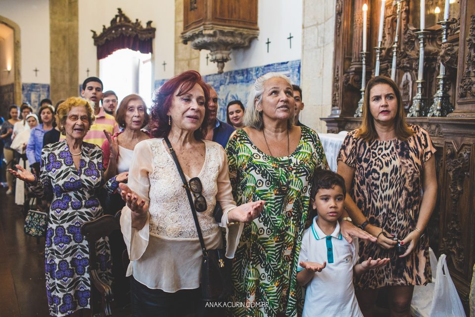 Batizado da Gabi, que aconteceu na igraja Nossa Senhora do Outeiro da Glória, no Rio de Janeiro.