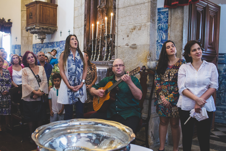 Batizado da Gabi, que aconteceu na igraja Nossa Senhora do Outeiro da Glória, no Rio de Janeiro.