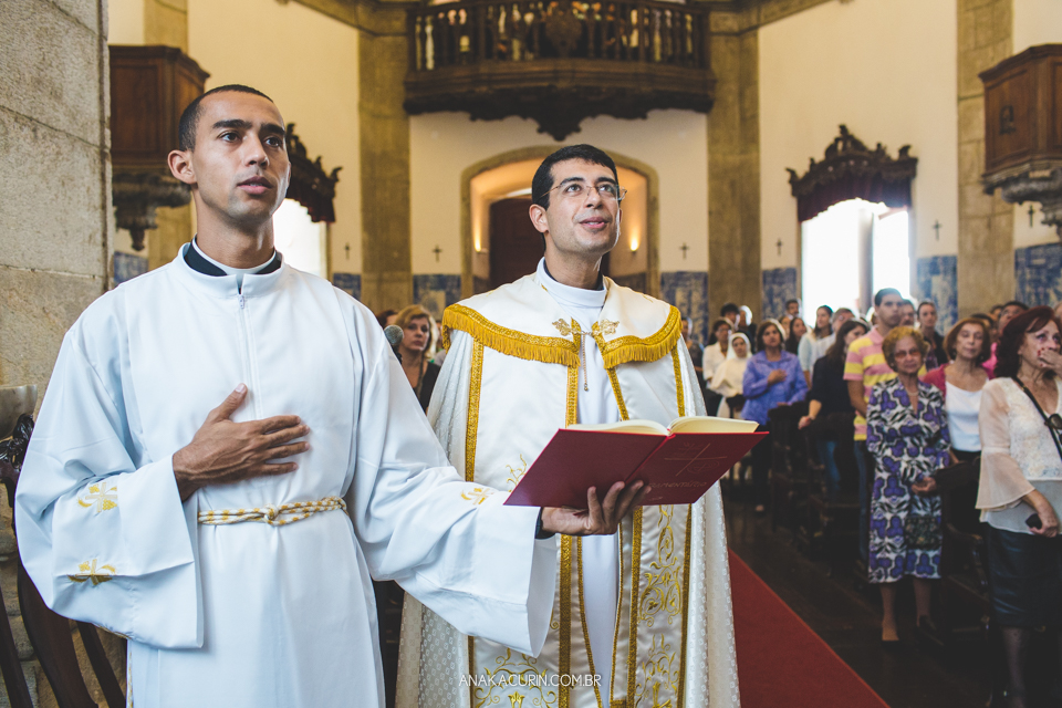 Batizado da Gabi, que aconteceu na igraja Nossa Senhora do Outeiro da Glória, no Rio de Janeiro.