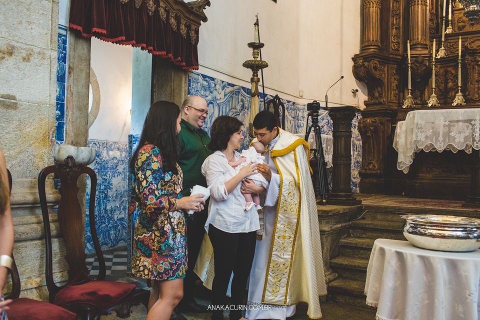 Batizado da Gabi, que aconteceu na igraja Nossa Senhora do Outeiro da Glória, no Rio de Janeiro.