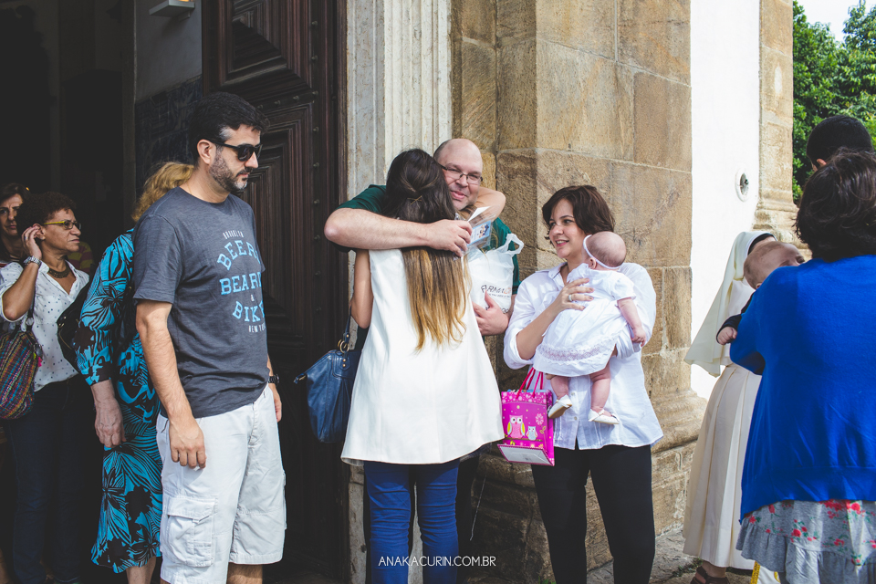 Batizado da Gabi, que aconteceu na igraja Nossa Senhora do Outeiro da Glória, no Rio de Janeiro.