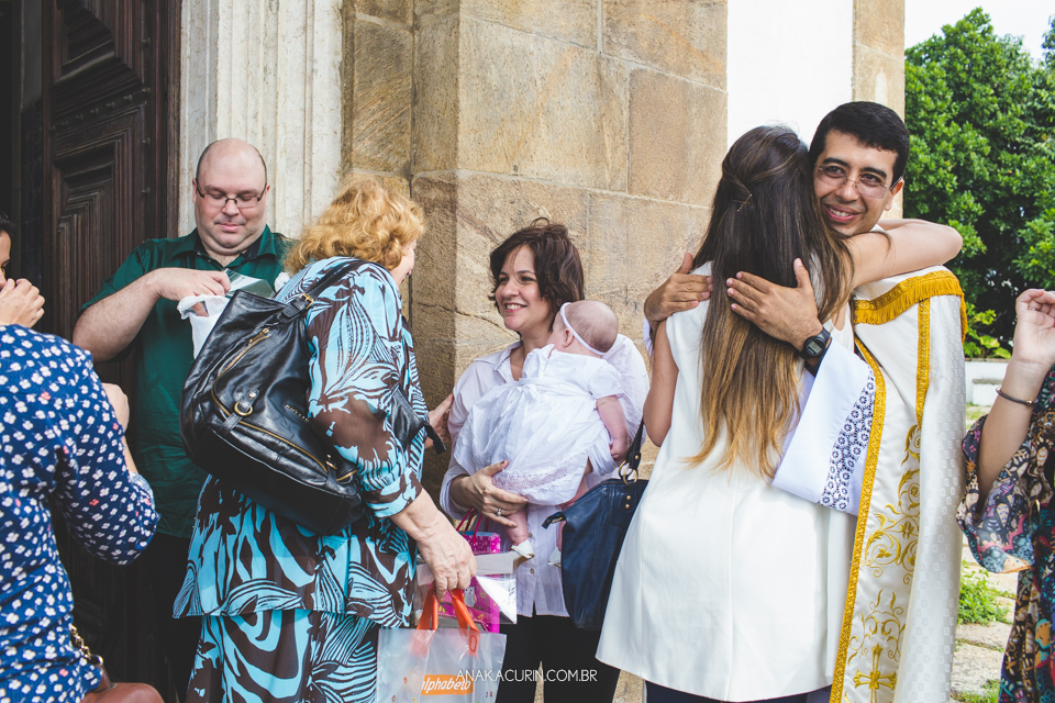 Batizado da Gabi, que aconteceu na igraja Nossa Senhora do Outeiro da Glória, no Rio de Janeiro.
