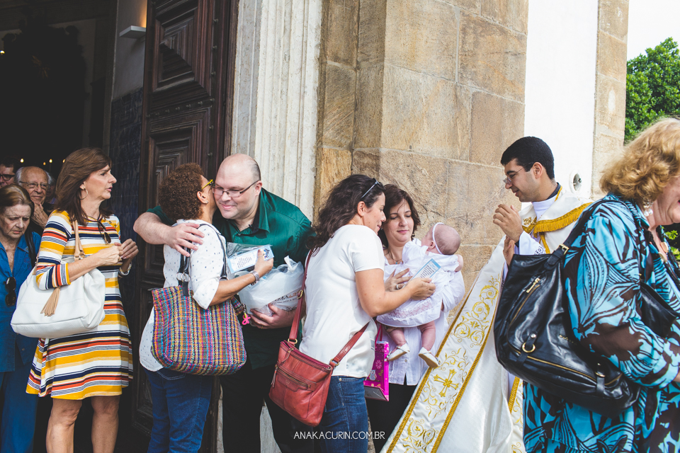 Batizado da Gabi, que aconteceu na igraja Nossa Senhora do Outeiro da Glória, no Rio de Janeiro.