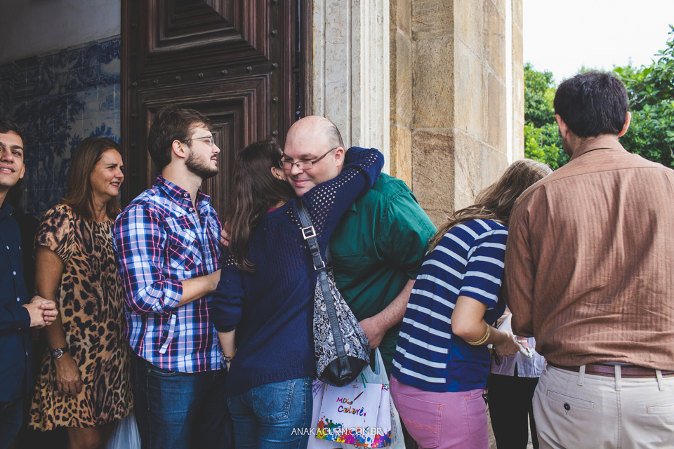 Batizado da Gabi, que aconteceu na igraja Nossa Senhora do Outeiro da Glória, no Rio de Janeiro.