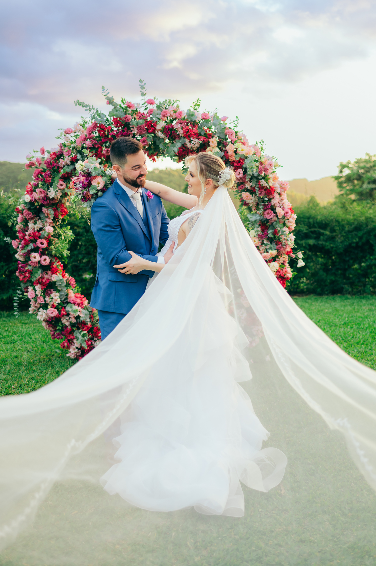 cerimonia externa casamento de dia daniela radavelli fotografia  La Casa Piemont Farroupilha 