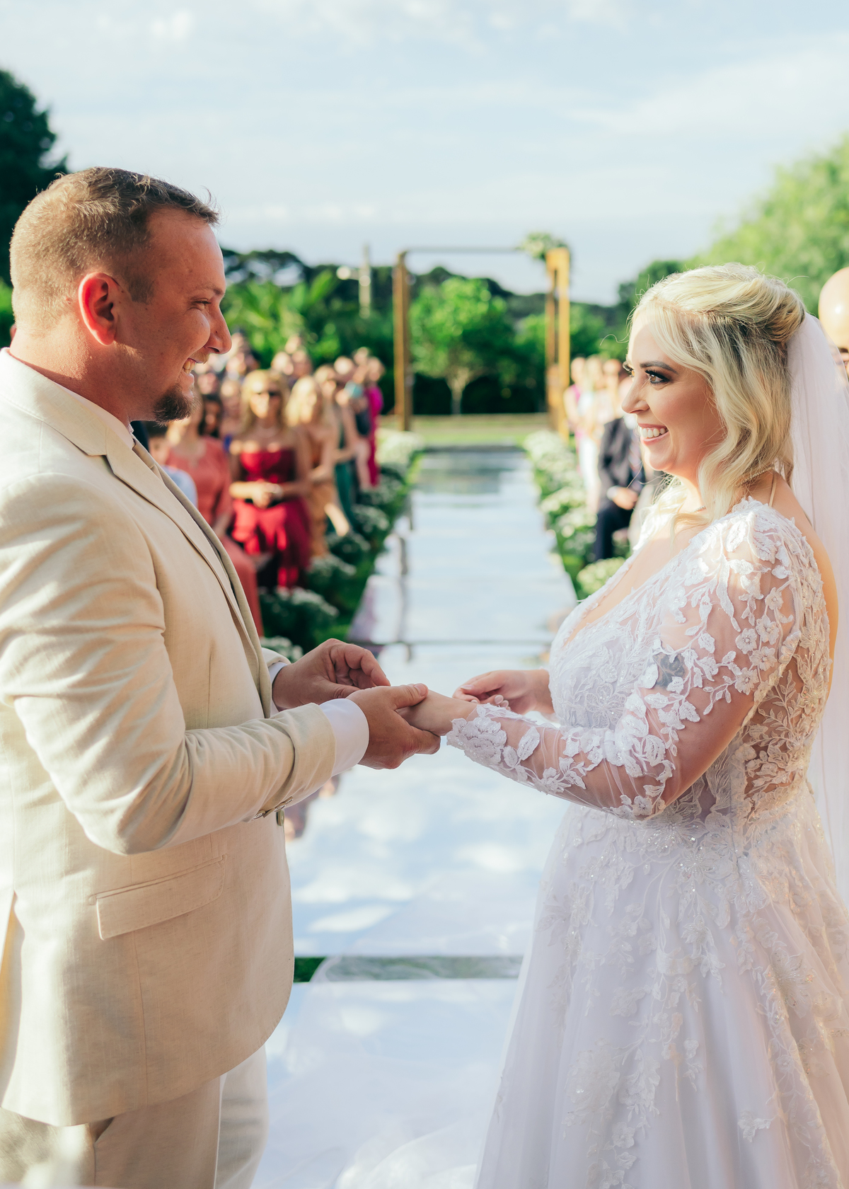 casamento de dia daniela radavelli fotografia make de noiva cabelo de noiva cerimônia externa Casa de Campo Canela 