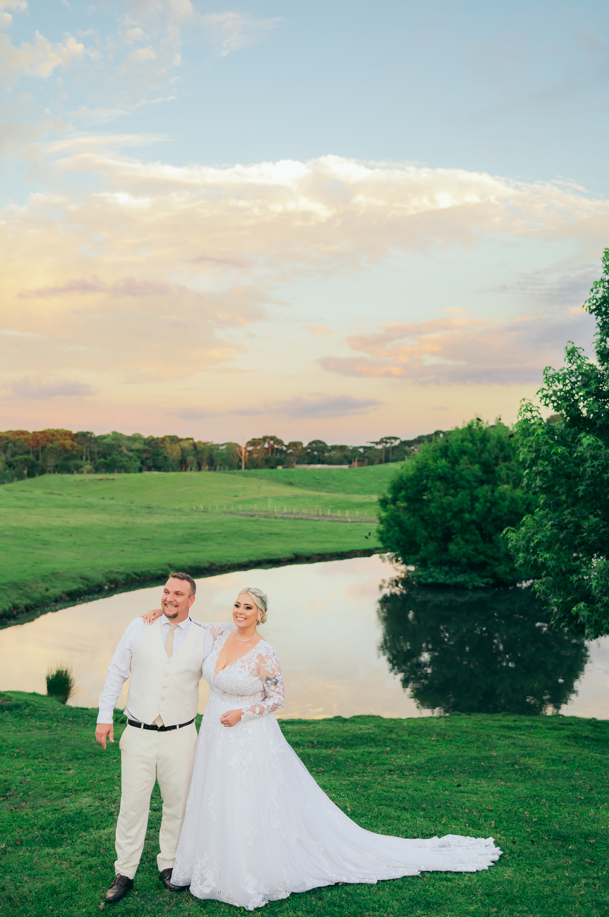casamento de dia daniela radavelli fotografia make de noiva cabelo de noiva cerimônia externa Casa de Campo Canela 