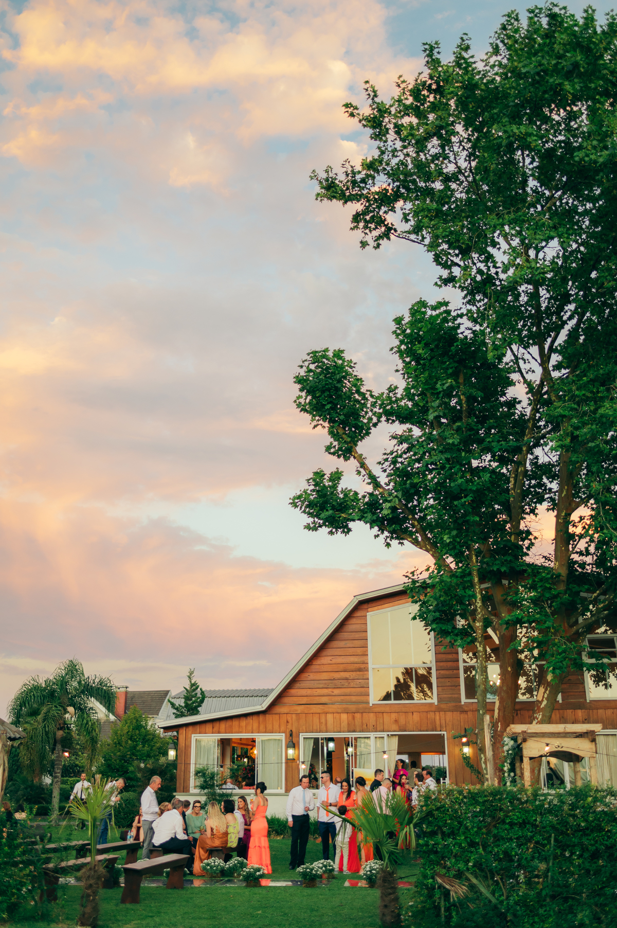 casamento de dia daniela radavelli fotografia make de noiva cabelo de noiva cerimônia externa Casa de Campo Canela 