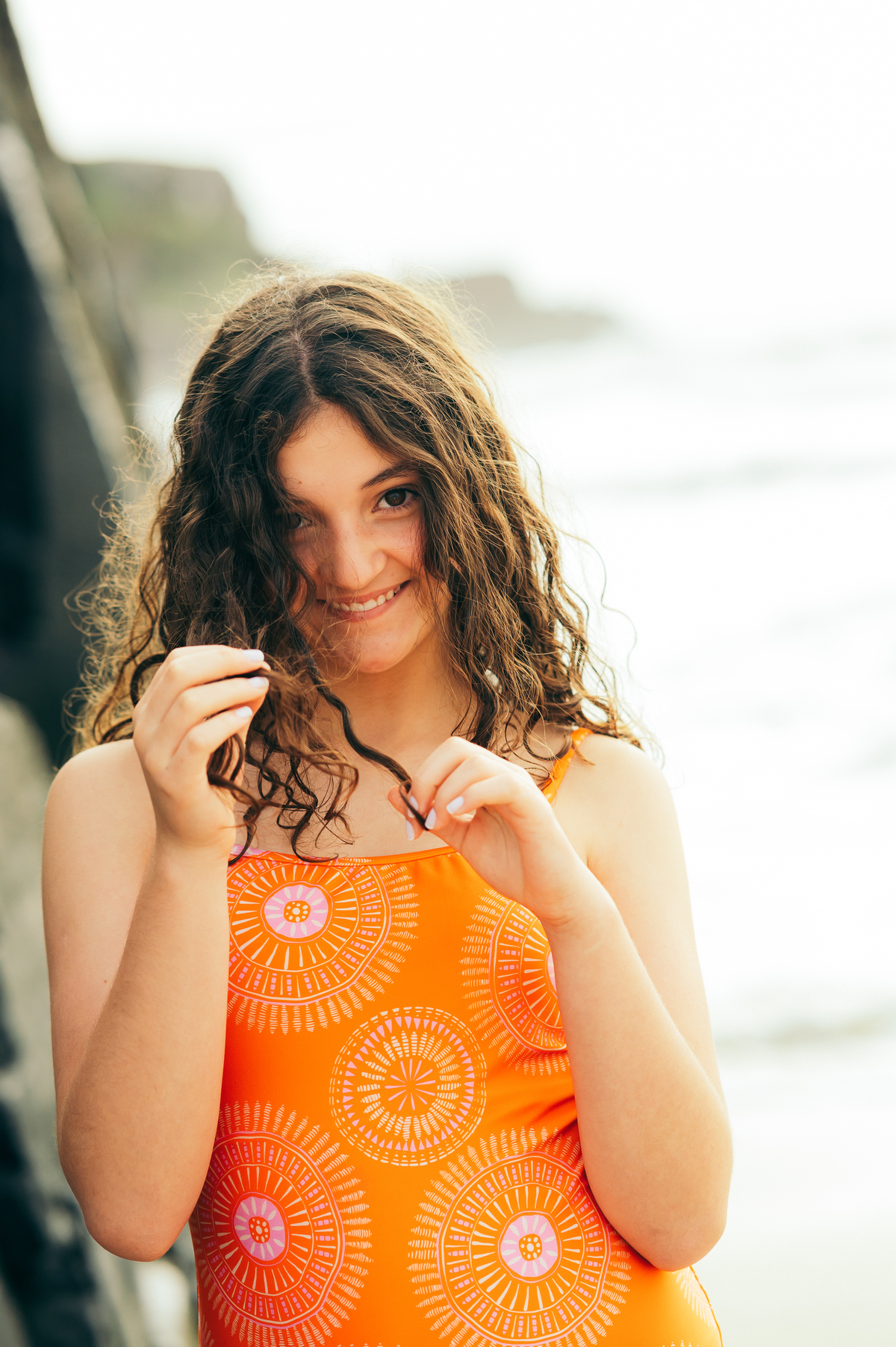 ensaio  na praia fotos no amanhecer do dia fotos femininas teen ensaio na praia de Torres daniela radavelli fotografia