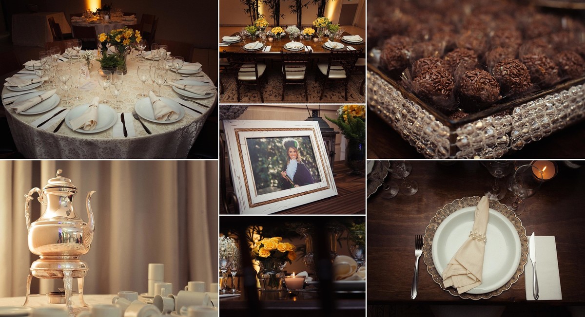 formatura Bento Gonçalves decoração flores amarelas