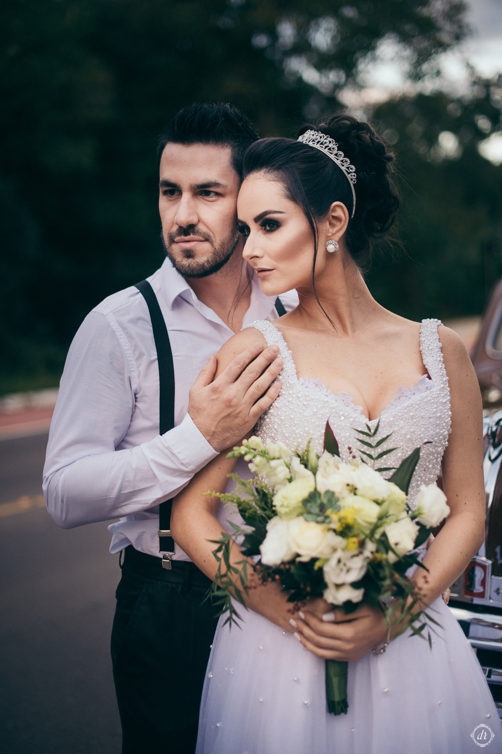 ensaio casal carro antigo