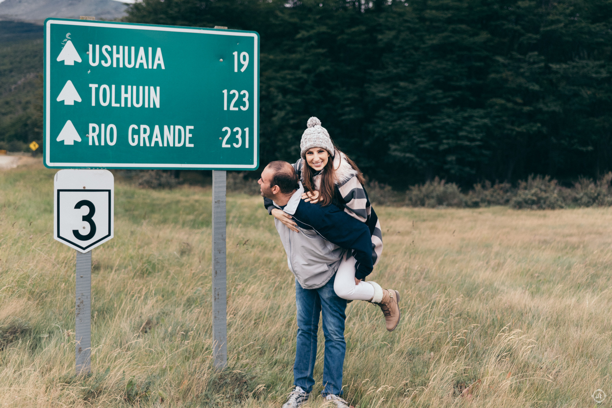 Ensaio no USHUAIA terra do fim do mundo Argentina Lua de Mel Fotógrafa no Ushuaia Tierra del Fuego 