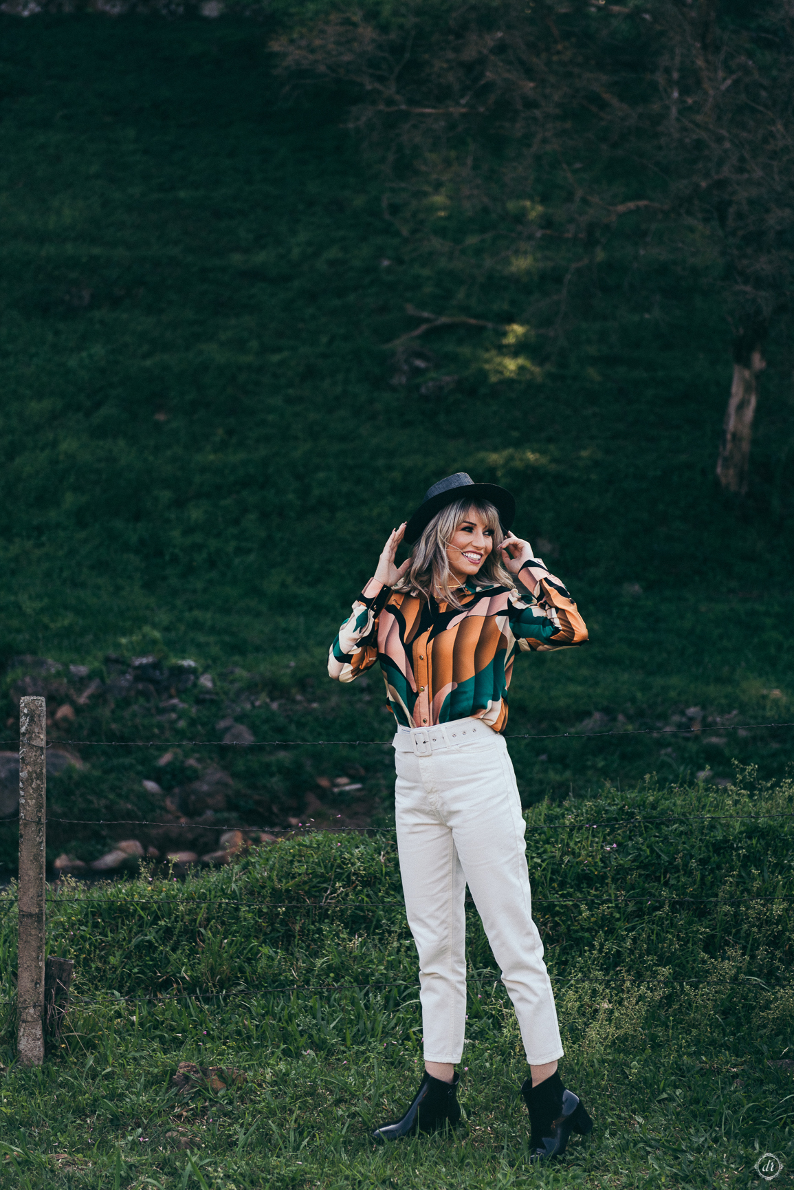 ensaio feminino mulher empoderada daniela radavelli fotografia look drops de menta garibaldi ensaio na serra gaucha fotos de chapeu 