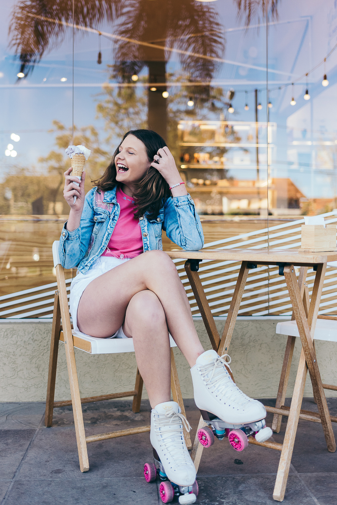 book dos 15 anos ensaio de patins patinadora daniela radavelli fotografia sorvete cosi ensaio na sorveteria 