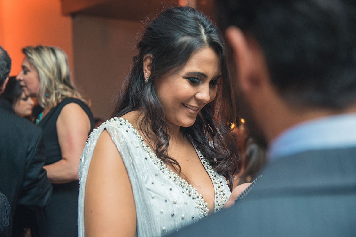 formanda durante a sua recepção de formatura. Foto por Marco Moscarelli