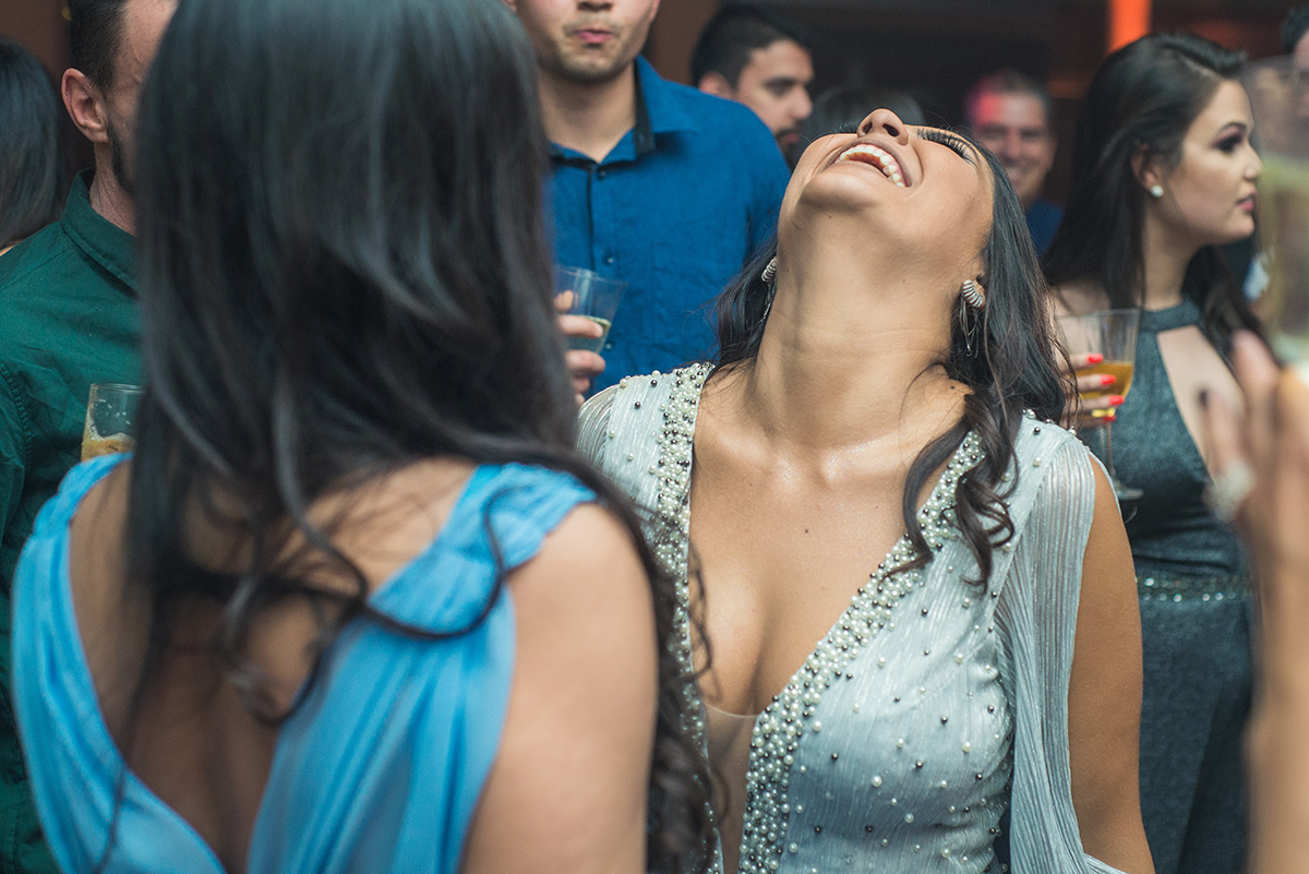 formanda durante a sua recepção de formatura. Foto por Marco Moscarelli