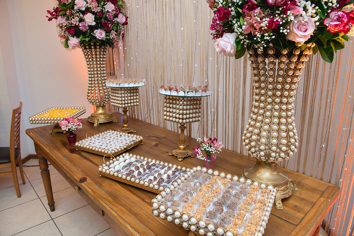Detalhe da decoração da recepção de formatura em medicina em Pelotas. Foto por Marco Moscarelli