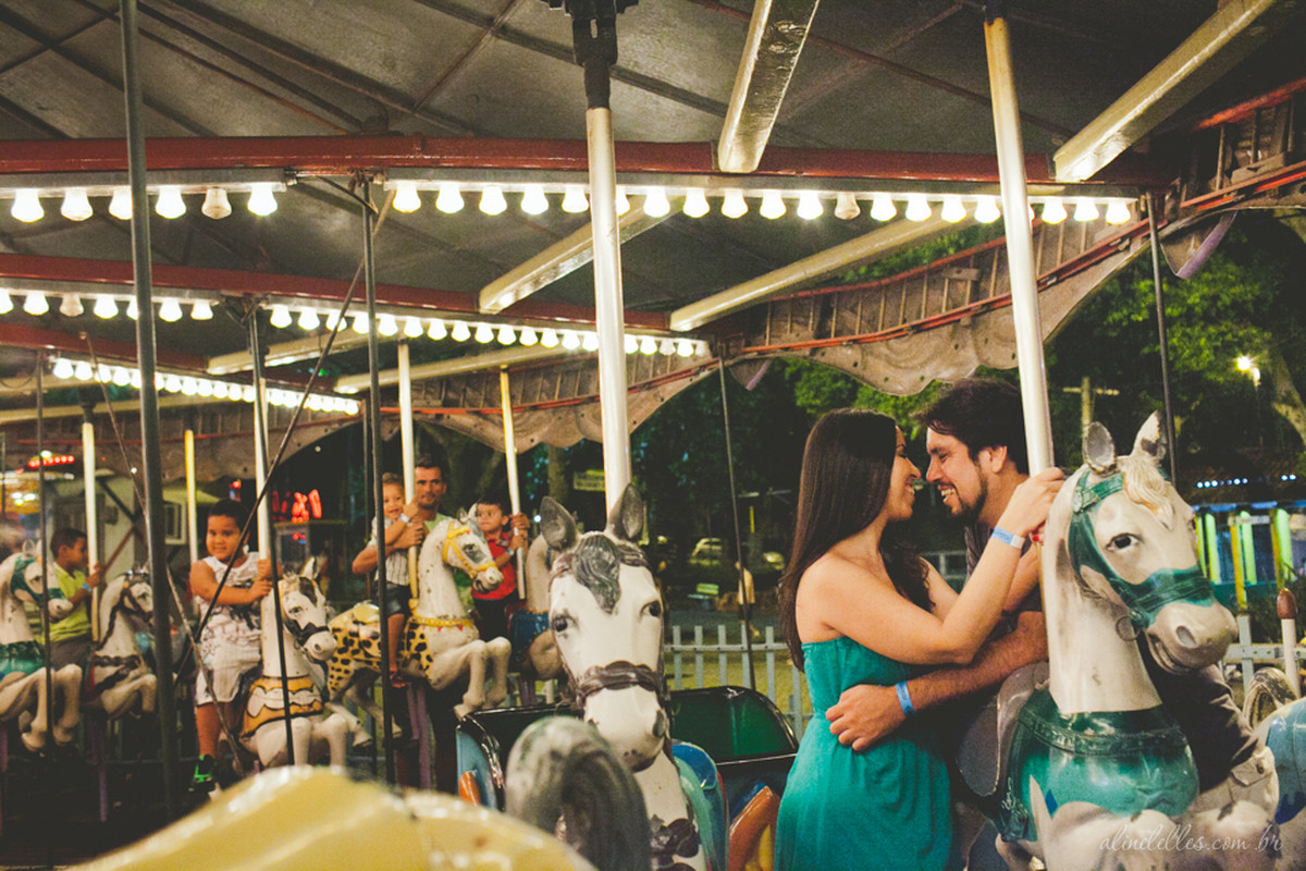 Amor e Diversão! | Ensaio de Casal Rio de Janeiro | Ana Paula e Daniel | Parque de Diversões