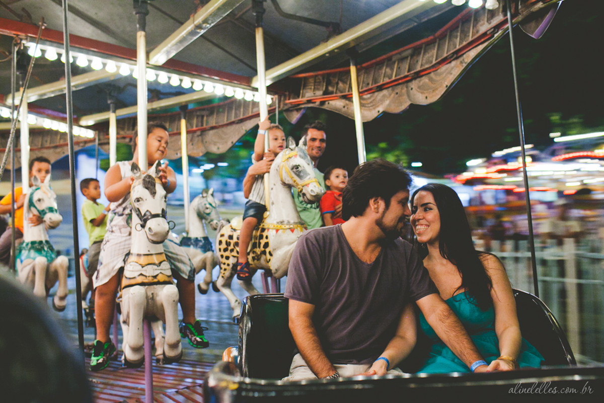 Amor e Diversão! | Ensaio de Casal Rio de Janeiro | Ana Paula e Daniel | Parque de Diversões